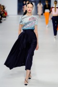 Dior Cruise 2014 - Blue top and navy blue pants